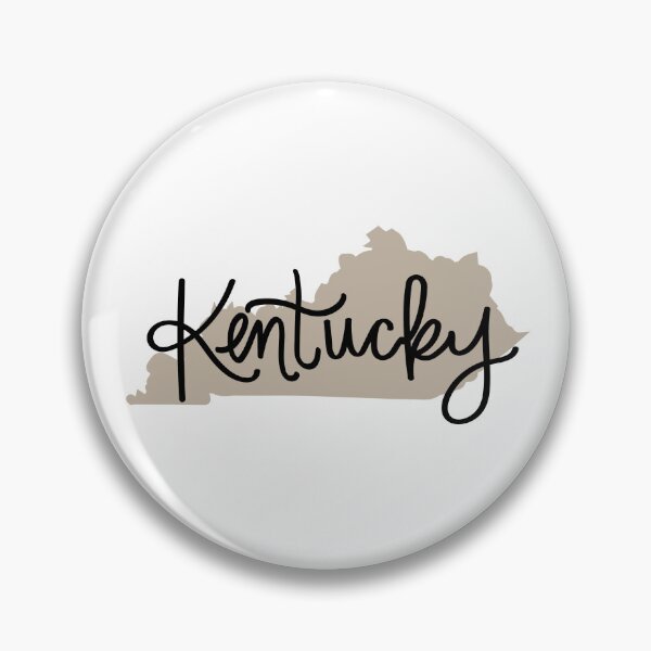 Item preview, Kentucky outline with caligraphy designed and sold by lindsay creque.