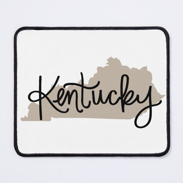 Item preview, Kentucky outline with caligraphy designed and sold by lindsay creque.