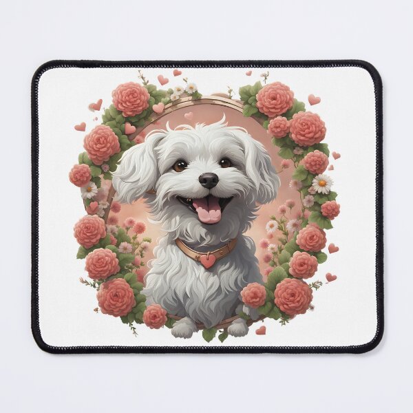 Item preview, Cute running Bolognese dog  designed and sold by Kaleddis.