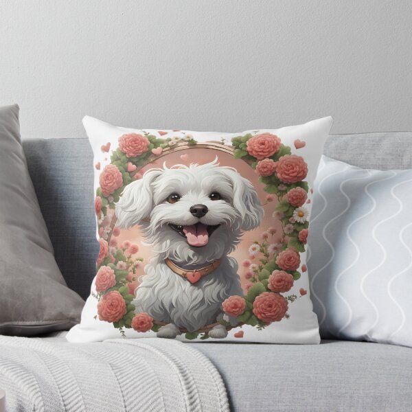 Item preview, Cute running Bolognese dog  designed and sold by Kaleddis.