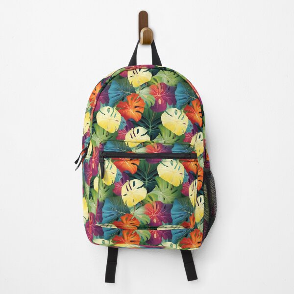 Item preview, Monstera Tropical Hibiscus Close-Up designed and sold by HisoTorDesign.