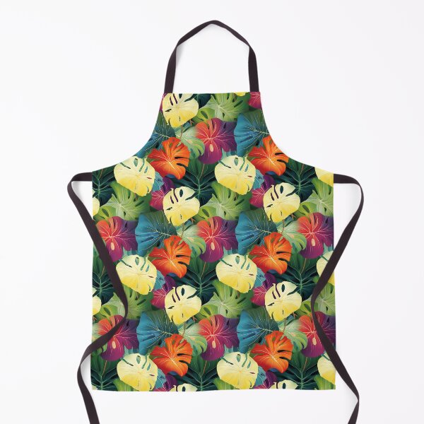 Item preview, Monstera Tropical Hibiscus Close-Up designed and sold by HisoTorDesign.