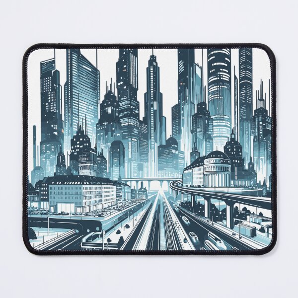 Item preview, Future night in the city designed and sold by LongIslandDesgn.