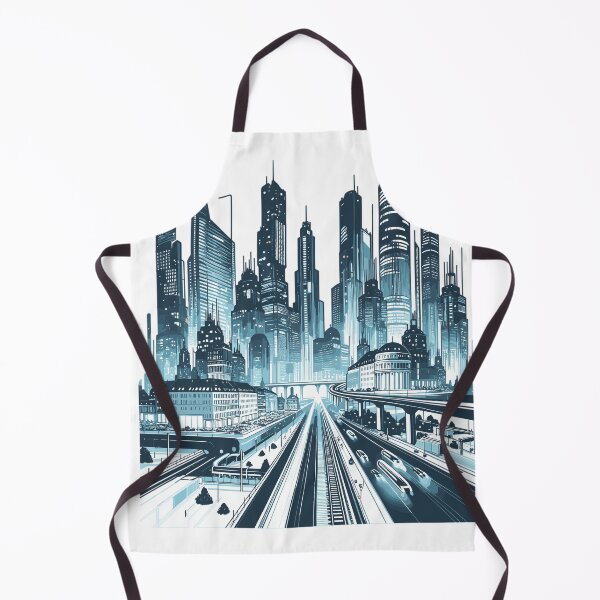 Item preview, Future night in the city designed and sold by LongIslandDesgn.