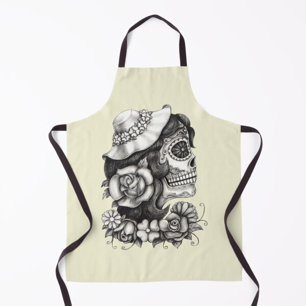 Item preview, Female skeleton day of the dead. designed and sold by Jiwsurreal.