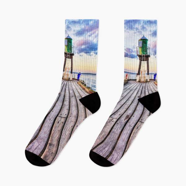 Item preview, Fishing Off Whitby Pier, Yorkshire, UK designed and sold by Paul Thompson Photography.