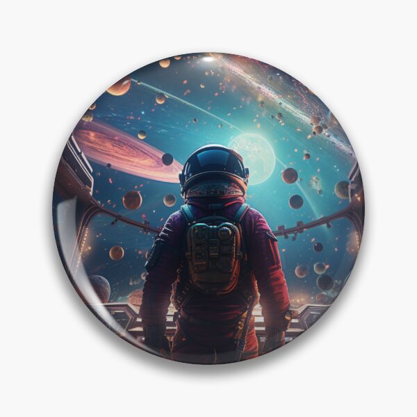 Item preview, Galactic Observer – Starship Voyage Art Print designed and sold by SmartDesignByBB.