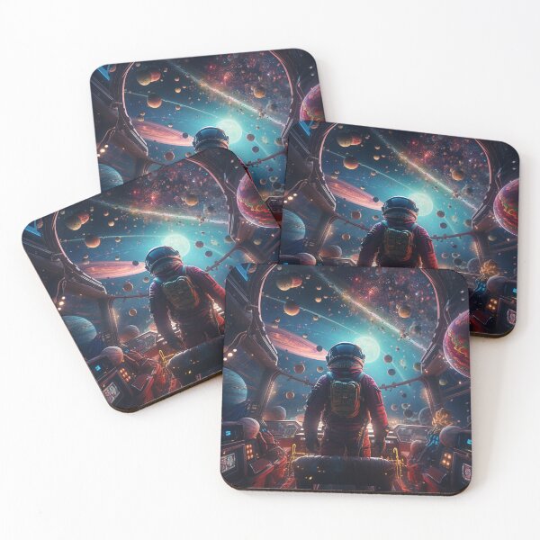 Item preview, Galactic Observer – Starship Voyage Art Print designed and sold by SmartDesignByBB.