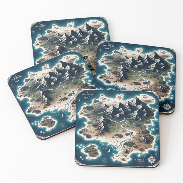 Item preview, Map of an Undiscovered Country designed and sold by LongIslandDesgn.