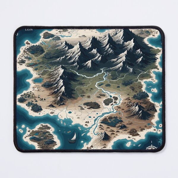Item preview, Map of an Undiscovered Country designed and sold by LongIslandDesgn.