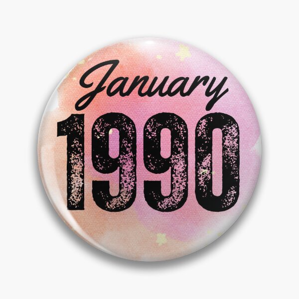 Item preview, January 1990 Birthday designed and sold by NumbersFort.