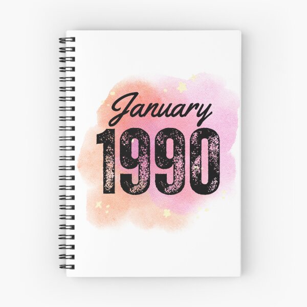 Item preview, January 1990 Birthday designed and sold by NumbersFort.