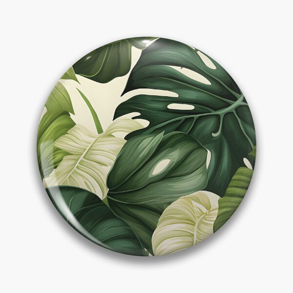 Item preview, Monstera Tropical Leaves Abstract Mandala designed and sold by HisoTorDesign.