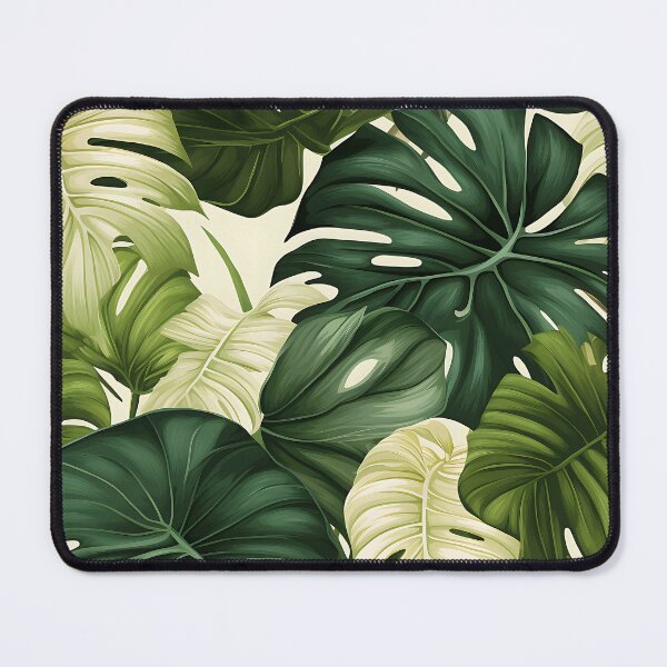 Item preview, Monstera Tropical Leaves Abstract Mandala designed and sold by HisoTorDesign.