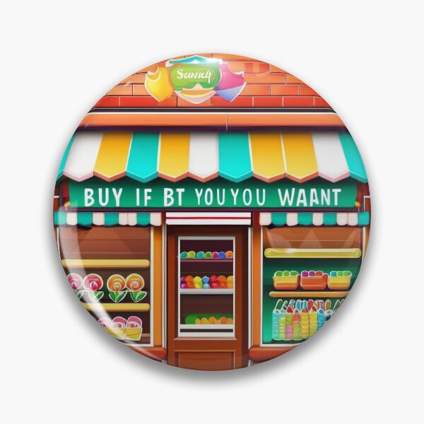 Item preview, Banner for a cute sticker shop With the saying "Buy if you want" designed and sold by CristyAV.
