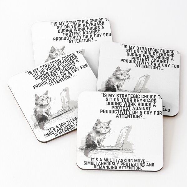 Item preview, Cat Contemplations - funny insights about life as cat designed and sold by artlife709.