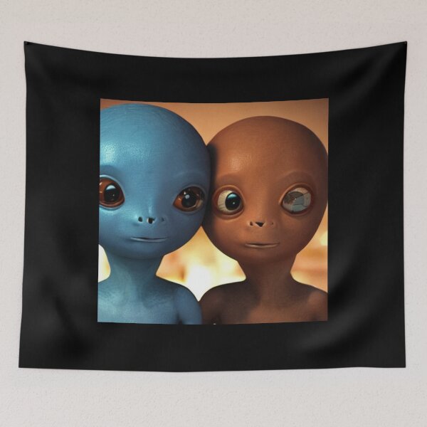 Item preview, Cosmic Companions – Extraterrestrial Friends Art Print designed and sold by SmartDesignByBB.