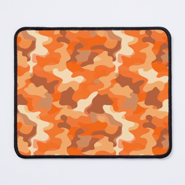 Item preview, Vivid Orange Camouflage Seamless Pattern for Energetic Creations designed and sold by CodedCraftsShop.