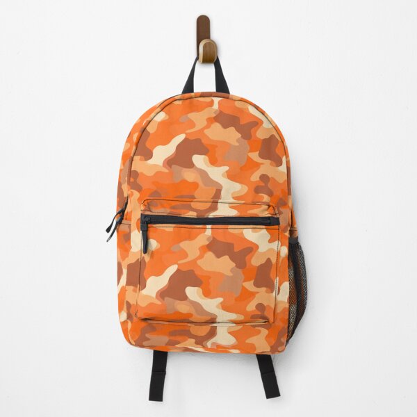 Item preview, Vivid Orange Camouflage Seamless Pattern for Energetic Creations designed and sold by CodedCraftsShop.