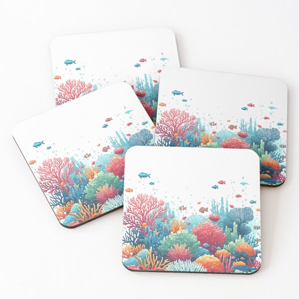 Item preview, Colorful coral reefs designed and sold by LongIslandDesgn.