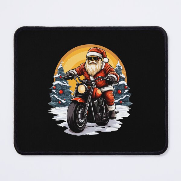 Item preview, Motorcyclist Santa Claus designed and sold by Soulskier.