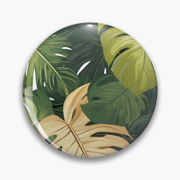 Item preview, Monstera Tropical Leaves Abstract Mosaic designed and sold by HisoTorDesign.