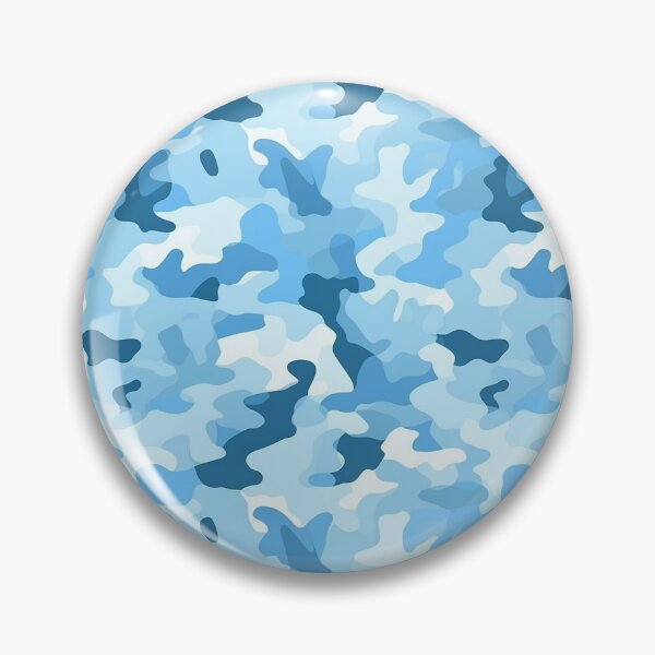 Item preview, Cool Blue Camouflage Seamless Pattern for Serene Designs designed and sold by CodedCraftsShop.