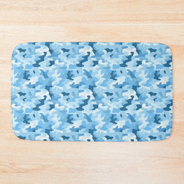 Item preview, Cool Blue Camouflage Seamless Pattern for Serene Designs designed and sold by CodedCraftsShop.