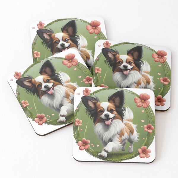 Item preview, Cute running Papillon dog  designed and sold by Kaleddis.