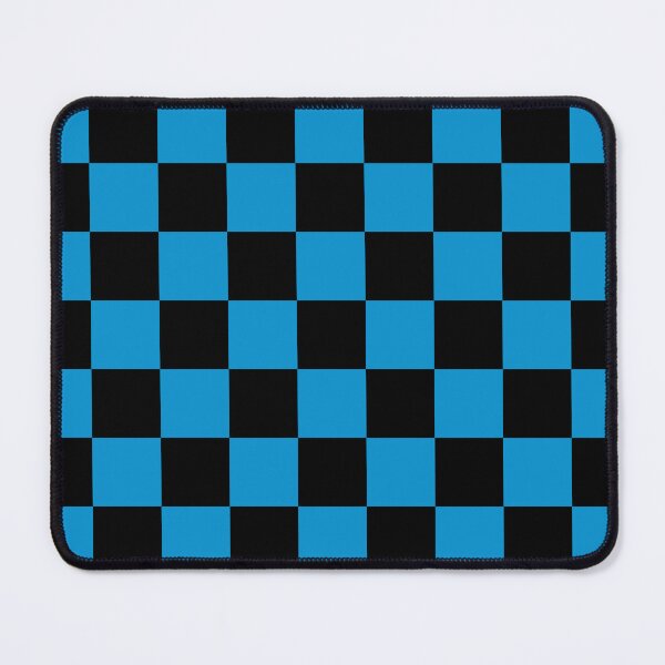 Item preview, Checkered (Large Squares) Light Blue and Black designed and sold by Tree45.