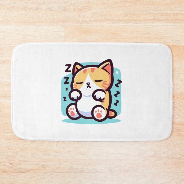 Item preview, Snoring orange cat designed and sold by SiMinDesigns.