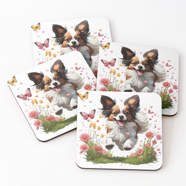 Item preview, Cute running Papillon dog  designed and sold by Kaleddis.