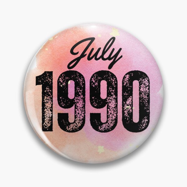 Item preview, July 1990 Birthday designed and sold by NumbersFort.