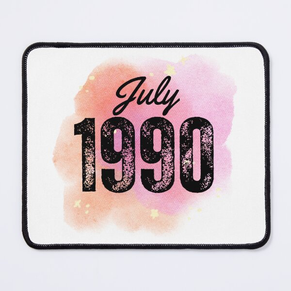Item preview, July 1990 Birthday designed and sold by NumbersFort.