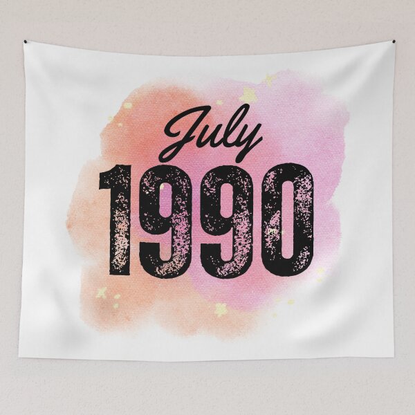 Item preview, July 1990 Birthday designed and sold by NumbersFort.