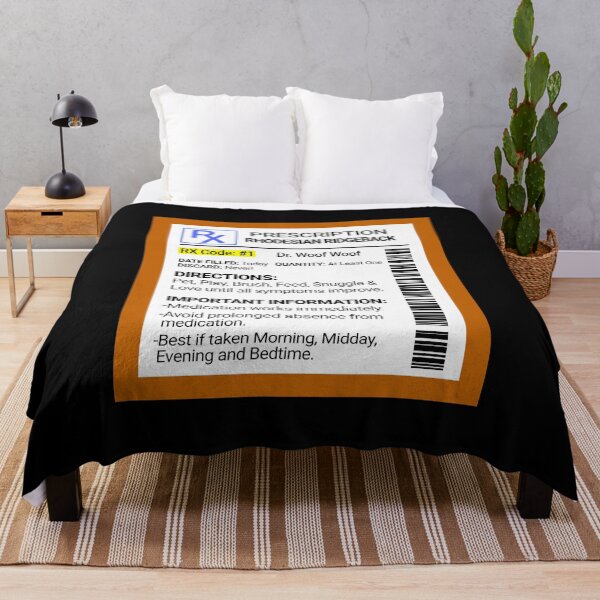 Item preview, RX Prescription Rhodesian Ridgeback Funny Dog Gift  designed and sold by Guarddogdrive.