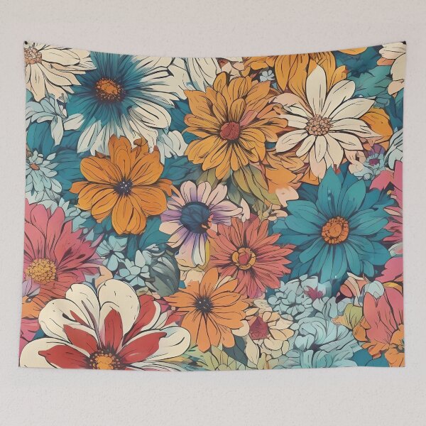 Item preview, Floral Festival - Multi Floral Pattern designed and sold by Navuniverse.