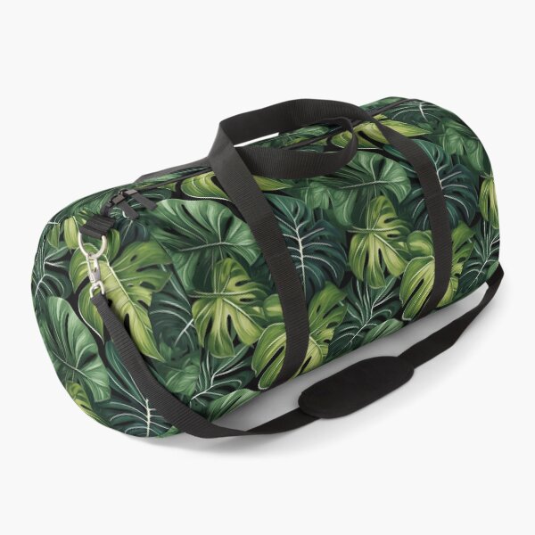 Item preview, Monstera Tropical Leaves on a Black Background designed and sold by HisoTorDesign.
