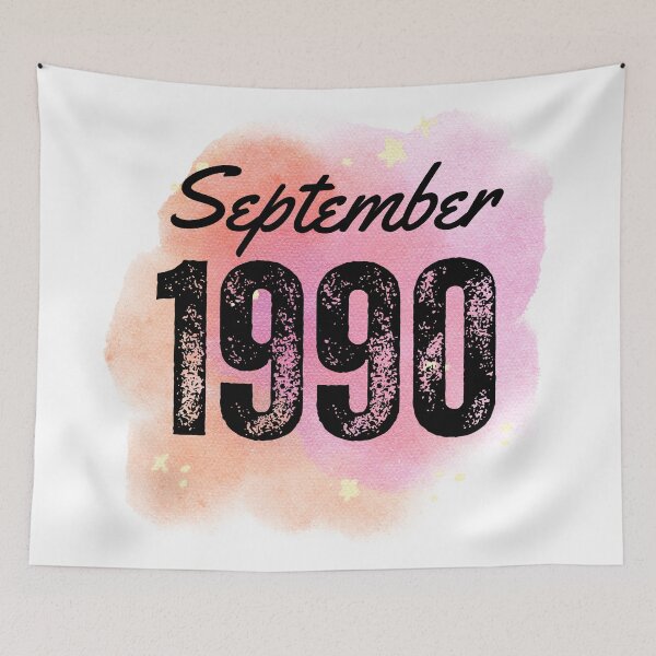 Item preview, September 1990 Birthday designed and sold by NumbersFort.