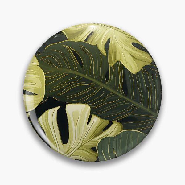 Item preview, Monstera Tropical Leaves on a Dark Background designed and sold by HisoTorDesign.
