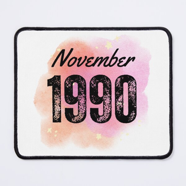 Item preview, November 1990 Birthday designed and sold by NumbersFort.
