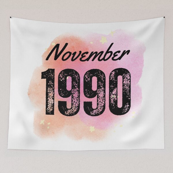 Item preview, November 1990 Birthday designed and sold by NumbersFort.