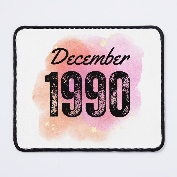 Item preview, December 1990 Birthday designed and sold by NumbersFort.