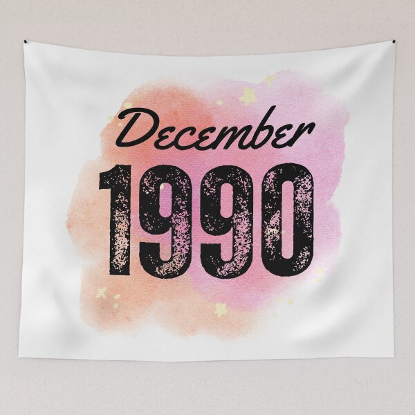 Item preview, December 1990 Birthday designed and sold by NumbersFort.