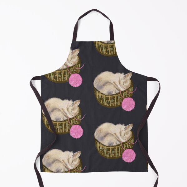 Item preview, Sleeping Cat in a Basket designed and sold by Louise Rising.