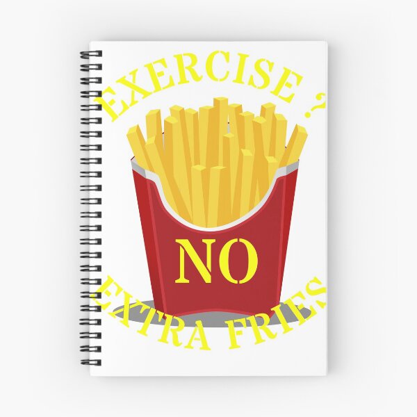 Item preview, Exercise no extra fries designed and sold by Delpieroo.