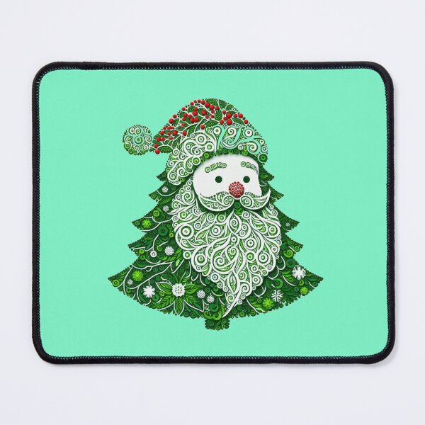 Item preview, Santa Claus Merry Christmas Tree  designed and sold by LoveDesignMania.