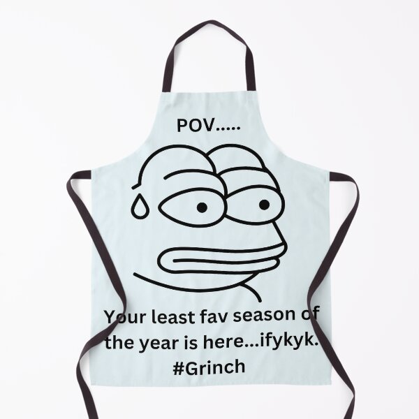 Item preview, Funny xmas meme: POV...you're in the grinch club designed and sold by QUOT-s.