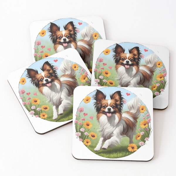 Item preview, Cute running Papillon dog  designed and sold by Kaleddis.