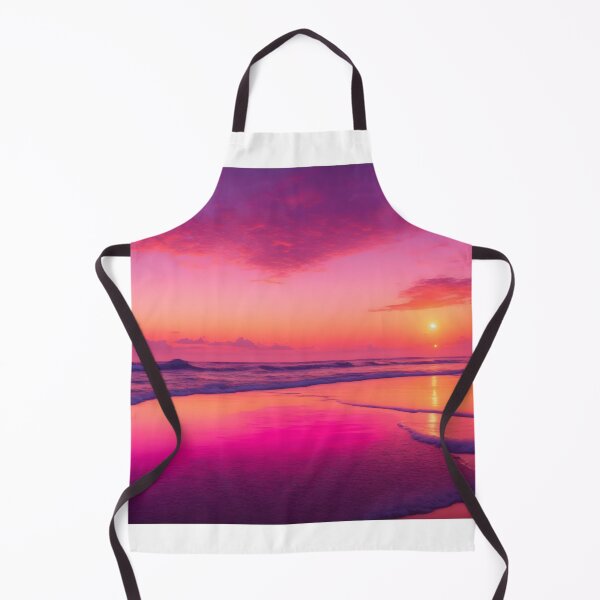 Item preview, Hot Pink Beach Ocean Sunset, Pink Cotton Candy Sky designed and sold by newburyboutique.